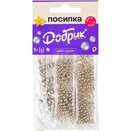 Посипка кондитерська Добрик Срібне драже 9 г (705540)