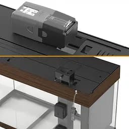 Акваріум Ferplast DUBAI 100 махагон - 190 L 101 x 41 x h 53 cm - мініатюра 9