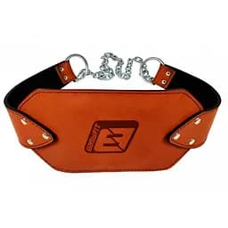 Пояс для отягощений EasyFit EF-DBC-200-BR (кожа) до 200 кг, коричневый