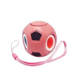 Дитяча іграшка-антистрес Футбольний м'яч BK168-27(Coral) з петелькою