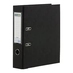 Реєстратор двосторонній Elite, А4, 70/75 мм, PP, чорний, збірний