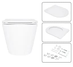 Набір Q-tap Nest 4 в 1 підвісний унітаз Swan Ultra Quiet 520x360x320 + комплект інсталяції QT16335180W48203 - мініатюра 6