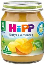 Пюре HiPP Тыква с картофелем, 125 г