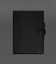 Кожаный блокнот А4 (софт-бук) 9.2 черный краст