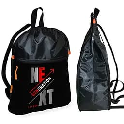 Рюкзак-мешок для обуви,спортивной формы Sport детская сумка для сменки с расширителем (01398)