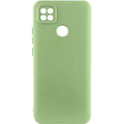Чехол TPU GETMAN Liquid Silk Full Camera для Xiaomi Redmi 9C Зеленый / Pistachio