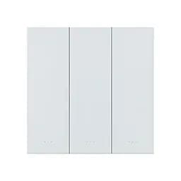 Розумний вимикач світла на 3 канали ZigBee Akubela SM-3G White (00-00002837)