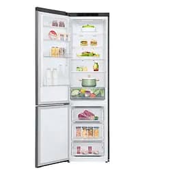 Холодильник LG 203x60х68 холодильне відділення 277 л морозильне відділення 107 л 2 двері А+ NF сірий темний (GC-B509SLCL) - мініатюра 4