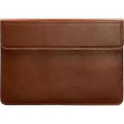 Шкіряний чохол-конверт BlankNote на магнітах для MacBook 15 дюймів Світло-коричневий