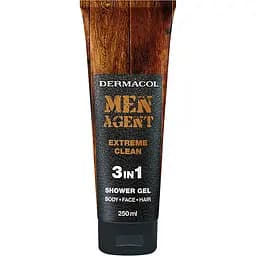 Гель для душу Dermacol Men Agent Extreme Clean 3 в 1, 250 мл