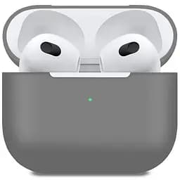 Чехол для наушников MAKE Apple AirPods 3 Silicone Grey