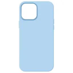Силиконовый чехол для Apple iPhone 14 Pro Max, ICON2 Case, голубой, противоударный, панель, защита всего корпуса, матовая поверхность Soft Touch, выступает над дисплеем, совместим с защитными стеклами и пленками, с микрофиброй