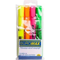Набір маркерів Buromax текстові круглі 4 шт. (BM.8906-94)