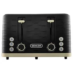 Тостер Sencor STS7551BK-EUE3 чорно-золотий 1600 Вт