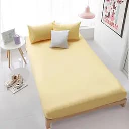 Простыня Hobby Poplin Gold на резинке 200x160 см Sari (608444)