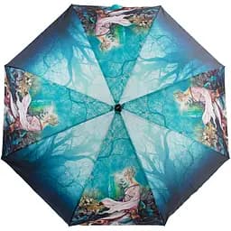 Жіноча складана парасолька механічна Zest 96 см різнобарвна