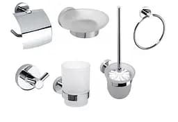 Набор аксессуаров 6 в 1 Bemeta Omega 204601, Хром