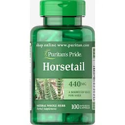 Натуральна добавка Puritan's Pride Horsetail 440 mg 100 капсул