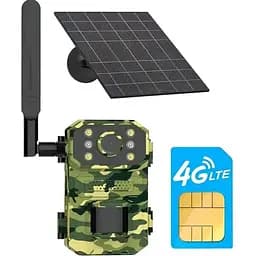 Камера для полювання Mosquitall на сонячній батареї A8S 4G, датчик руху, камуфляж - мініатюра 2