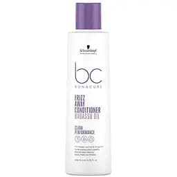 Кондиціонер BC BONACURE Frizz Away для гладкості жорсткого неслухняного та схильного до пушіння волосся 200 мл