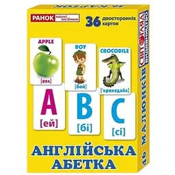 Набор карт Ranok Creative Английский алфавит 13106047