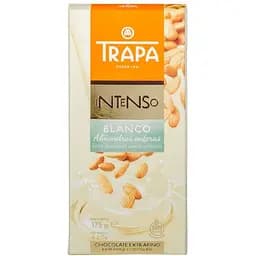 Шоколад Trapa Intenso білий з цільним мигдалем 175 г