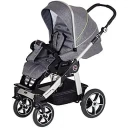 Універсальна коляска 2 в 1 Hartan Racer GTS Forest Friends сіра (2300115512-1)