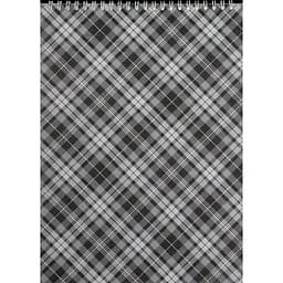 Блокнот на пружині Buromax Shotlandka А6, 48 аркушів сірий (BM.2480-09)