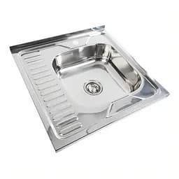 Кухонна мийка з нержавіючої сталі Valeso поліровка 6060 R (0,7/160 мм), Polish
