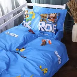 Підковдра MirSon Kids Time Roblox game blue бязь 110х140 см (2200011551739) - мініатюра 2