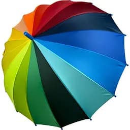 Дитяча парасолька-палиця напівавтомат Susino 86 см різнобарвна