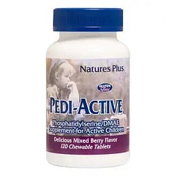 Натуральна добавка Natures Plus Pedi-Active, 120 жувальних таблеток