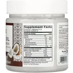 Замінник харчування Nature's Way Organic Coconut Oil Extra Virgin 453 г - мініатюра 2