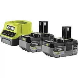 Набор RYOBI аккумулятор + зарядное устройство ONE+ RC18120-240X 18 В 2х4 Ач 5133005092