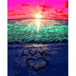 Картина за номерами ZiBi Art Line Любов до моря 40х50 см (ZB.64178)