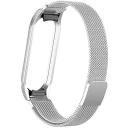 Ремінець Milanese Loop Design для Xiaomi Mi Band 7 White