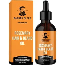 Комплекс олій Barber Blend Rosemary Hair & Beard Oil 30 мл