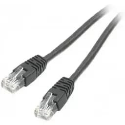 Патч-корд 0.5м UTP cat 6 CCA black Cablexpert (PP6U-0.5M/BK)