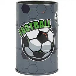 Стакан-підставка бочка Yes Football метал 6.5х10.8 см сірий (708791)