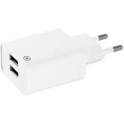 Зарядний пристрій Piko TC-242 2 USB 2.4A White