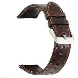 Шкіряний ремінець для годинника Samsung Galaxy Watch 42 мм (SM-R810) Dark Brown