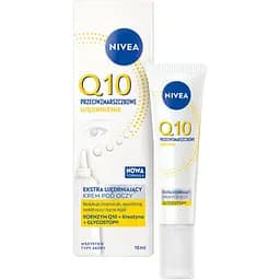 Крем для шкіри навколо очей зміцнюючий NIVEA Q10 Power проти зморщок з коензимом Q10 15 мл