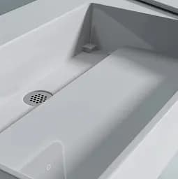 Умивальник Rea Archi 75 white накладний підвісний REA-U4300, Білий - мініатюра 4