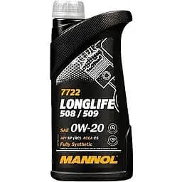 Олива моторна Mannol Longlife 508/509 0W-20 1 л (179679)