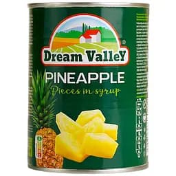 Ананас шматочками в сиропі Dream Valley 540 г