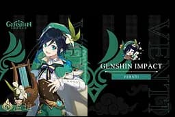 Шоппер еко-сумка Геншин Імпакт Венті Genshin Impact Venti 42 х 33 см двосторонній