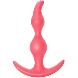 Анальная пробка Lola Games Bent Anal Plug 13 см (розовый)