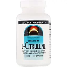 Аминокислота Source Naturals L-цитруллин 500 мг 60 капсул