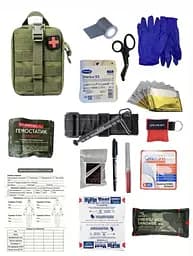 Аптечка укомплектована №10 в підсумку зі швидким скидом