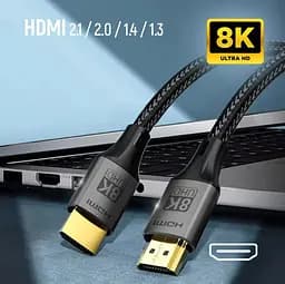 Кабель HDMI Colorway CB-HD089BK UHD v2.1 8K 48Gbit HDR Ethernet ARC 3м - мініатюра 13